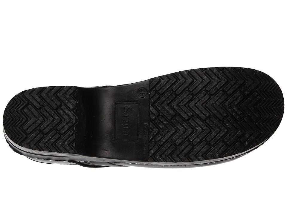 Sanita Professional Cabrio - Mens (Black Brush Off Leather) Men's Clog Shoes Product Image