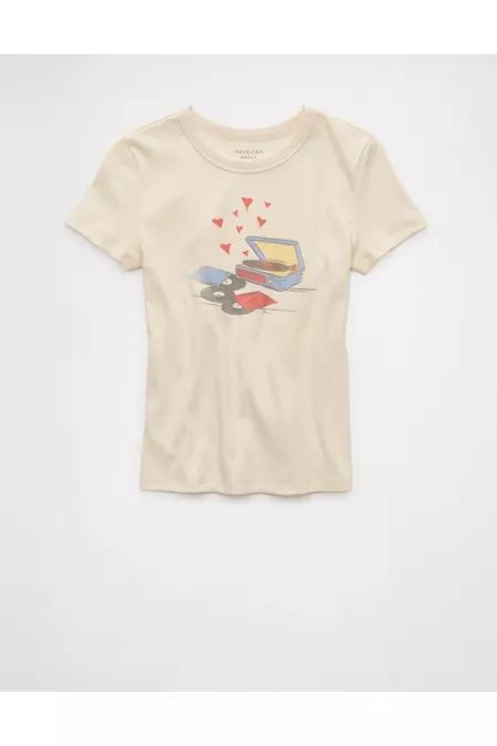 AE Hey Baby Valentines Day Graphic T-Shirt Womens Product Image