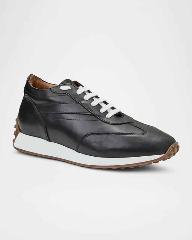 Men's Duccio Leather Runner Sneakers Product Image