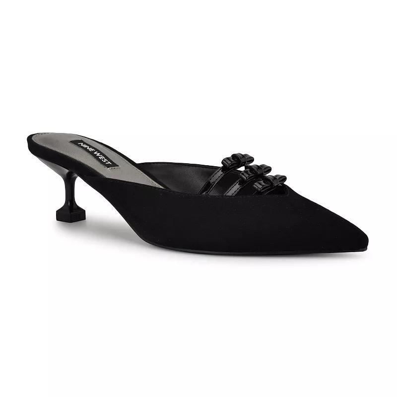 Nine West Weeka Slip-On Pointy Toe Womens Dress Mule Pumps Product Image