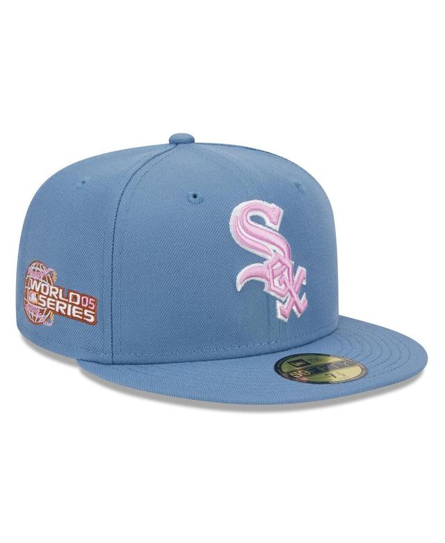 Mens New Era Chicago White Sox Faded Blue Color Pack 59FIFTY Fitted Hat Product Image