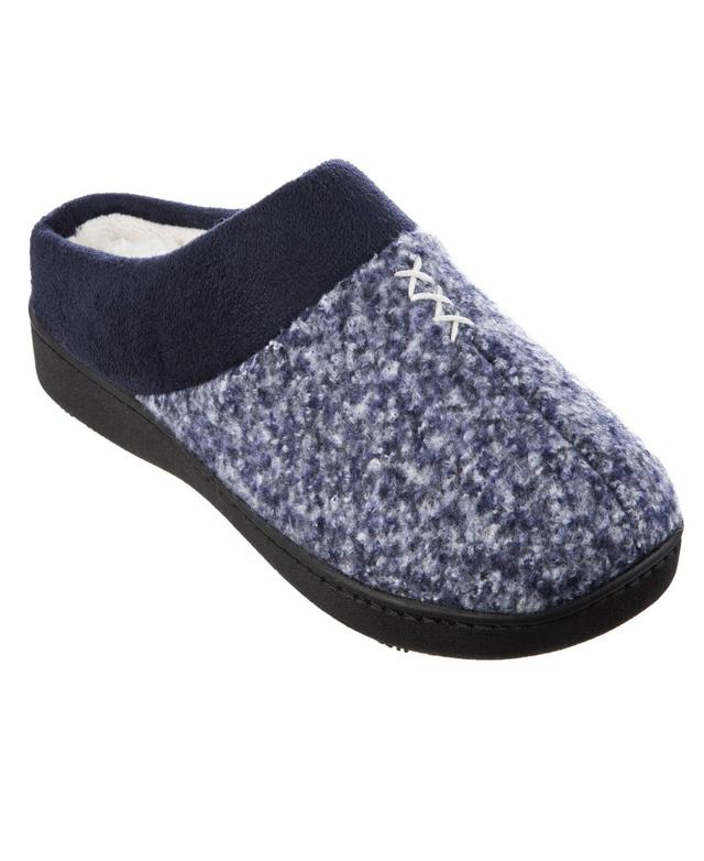 Isotoner Signature Womens Heathered Knit Jessie Hoodback Slippers Product Image