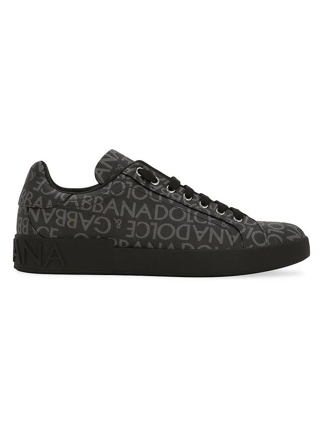 Dolce & Gabbana Portofino Logo Jacquard Sneaker Product Image