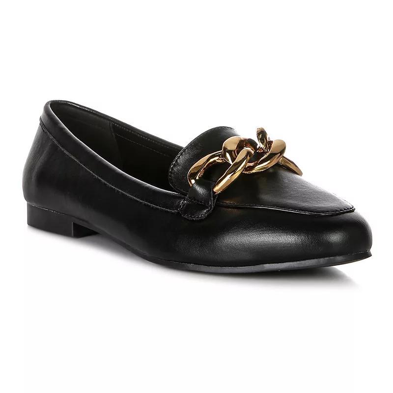 London Rag Womens Chunky Chain Loafers Product Image