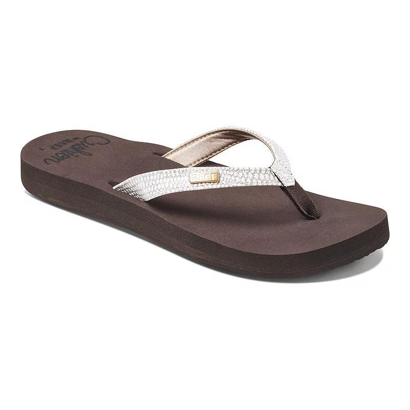 Reef Star Cushion Sassy (Brown/White) Women's Sandals Product Image