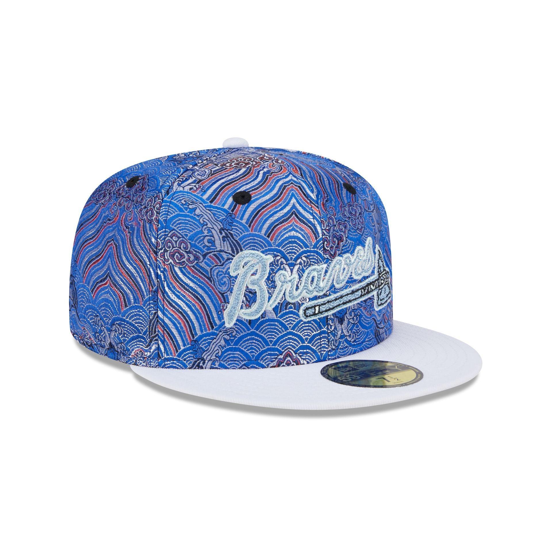 Atlanta Braves Wave Fill 59FIFTY Fitted Hat Male Product Image