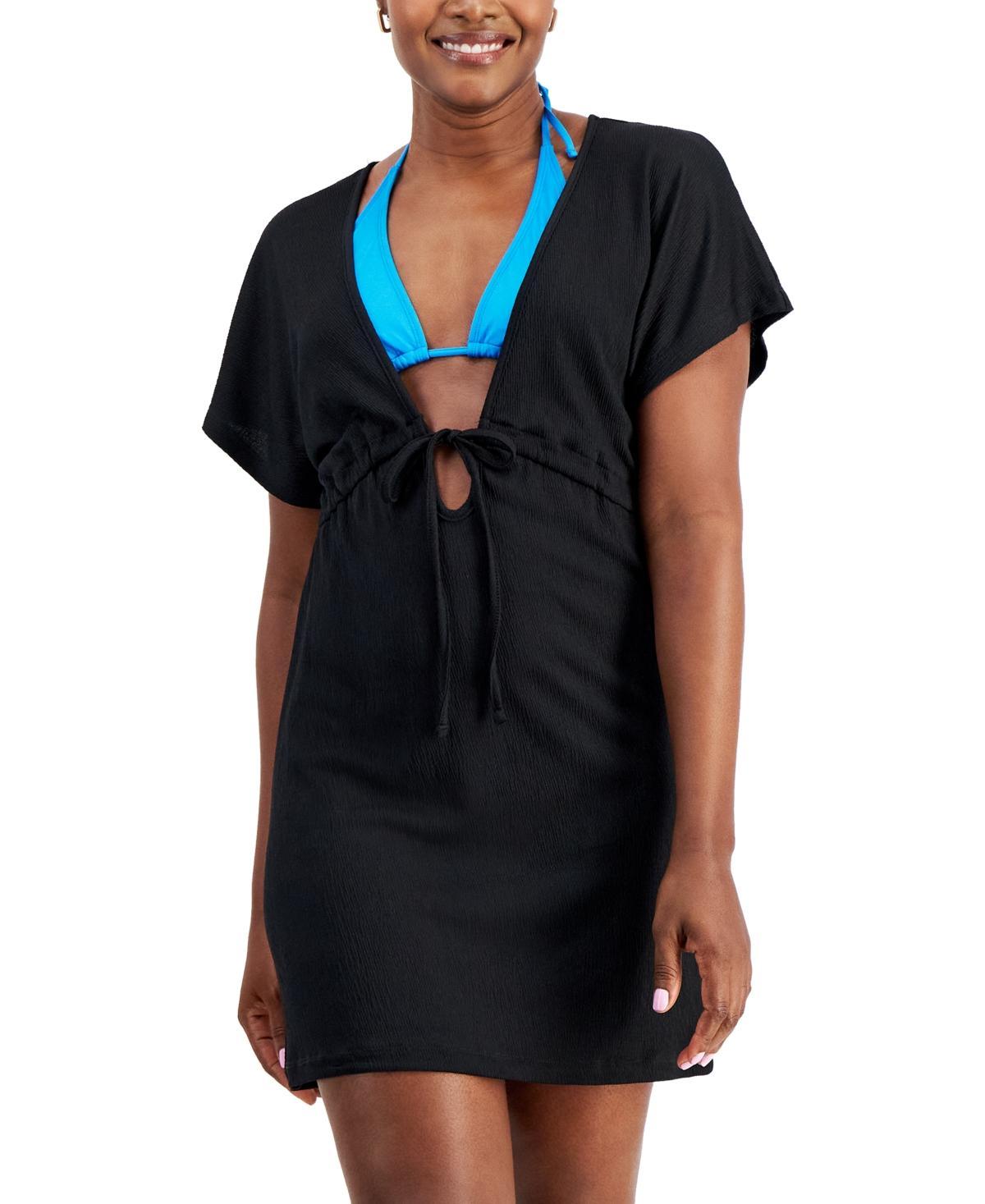 J Valdi Womens Plunge Tunic Swim Cover-Up Product Image