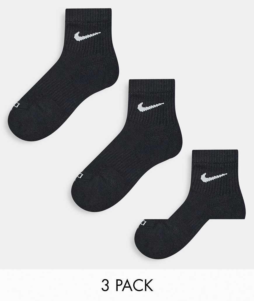 Mens Nike 3-pack Everyday Plus Cushion Ankle Training Socks Product Image