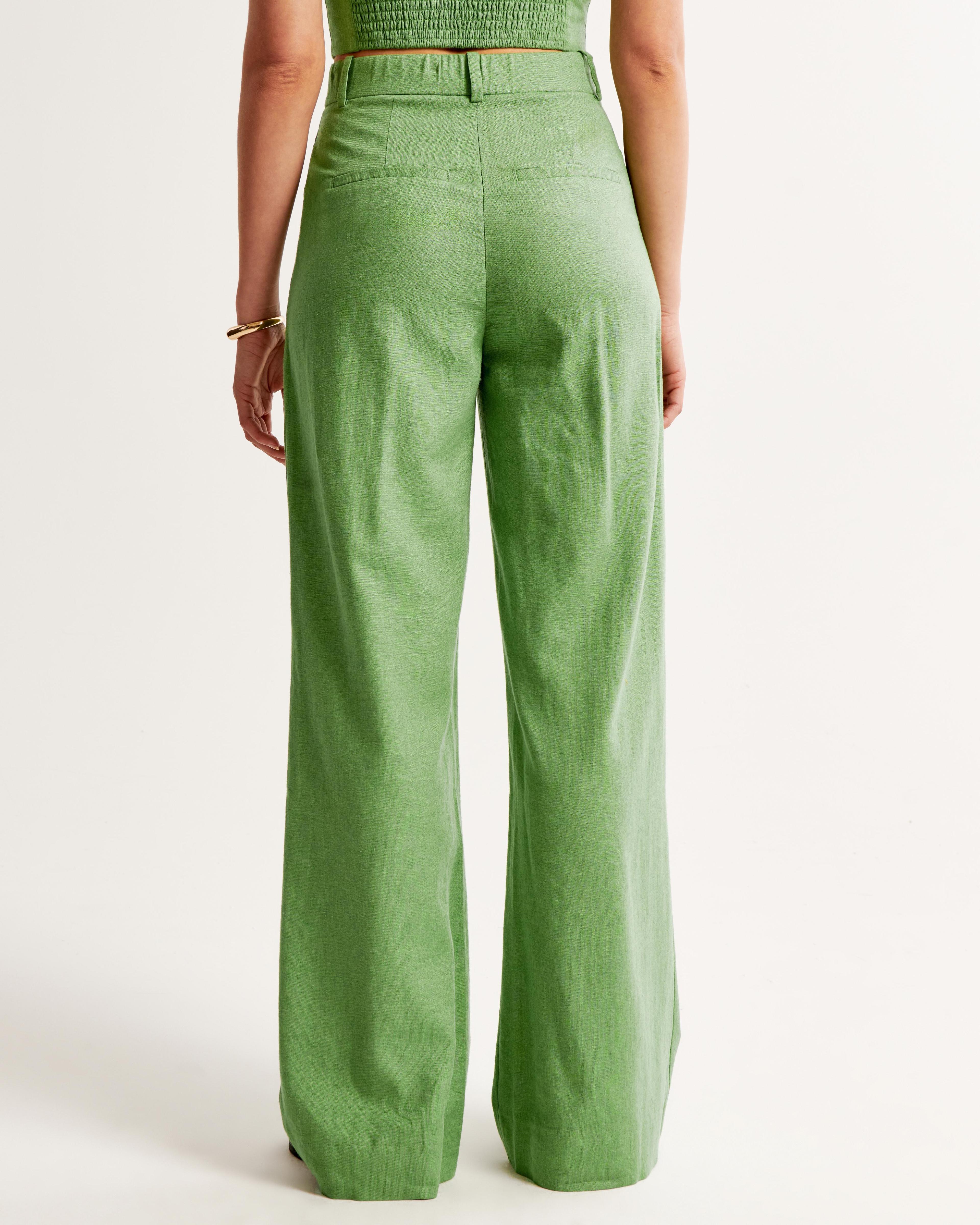 A&F Sloane Tailored Linen-Blend Pant Product Image