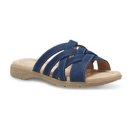 Eastland Womens Hazel Slide Sandal -NAVY NUBUC Product Image