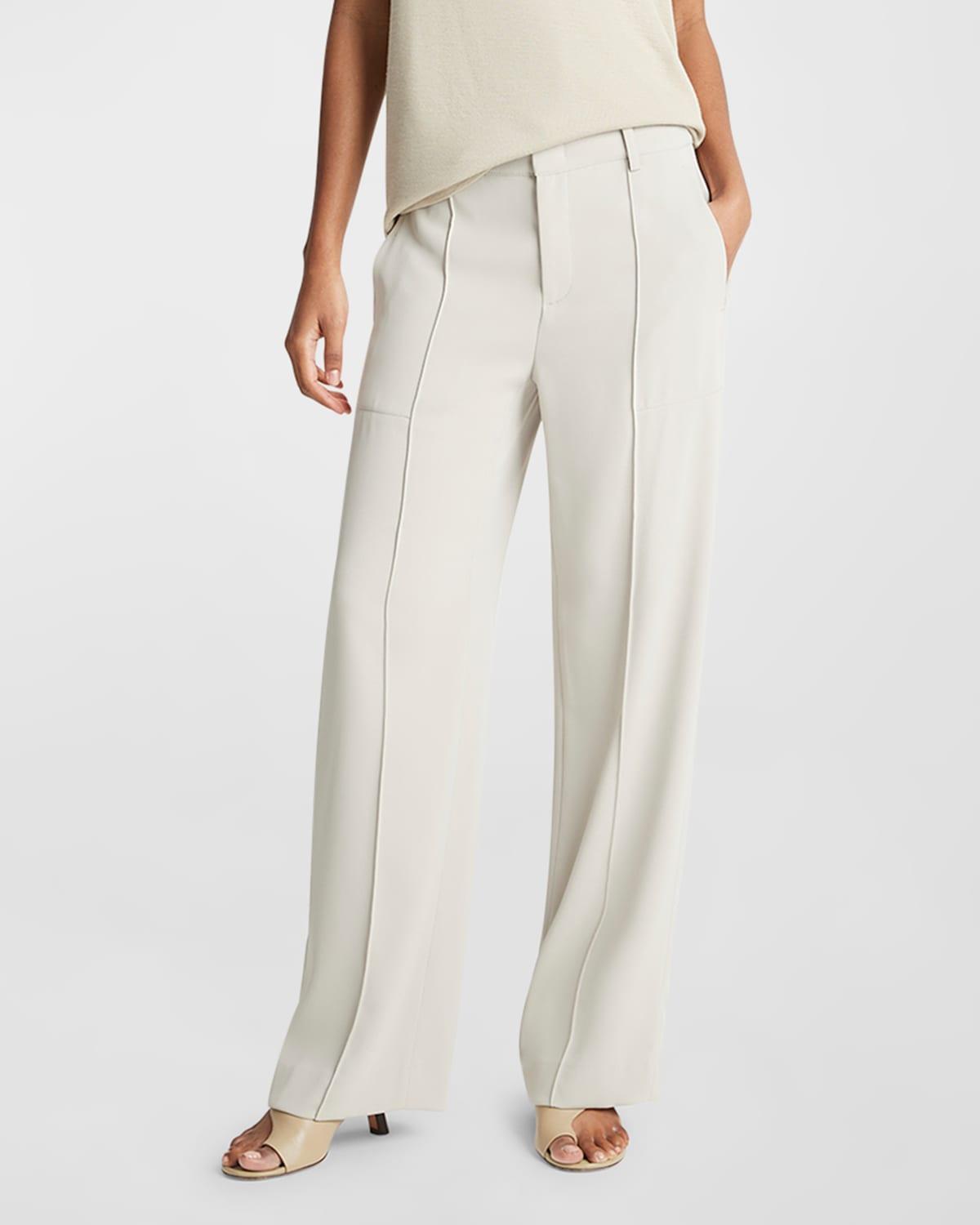 Vince Crepe Wide Leg Utility Pants Product Image