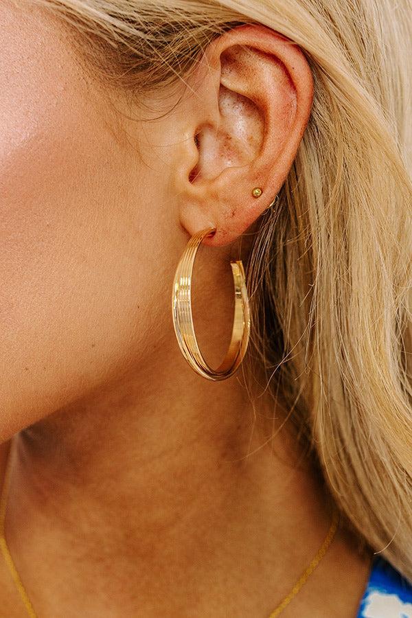 Sassy and Sweet Hoop Earrings Product Image