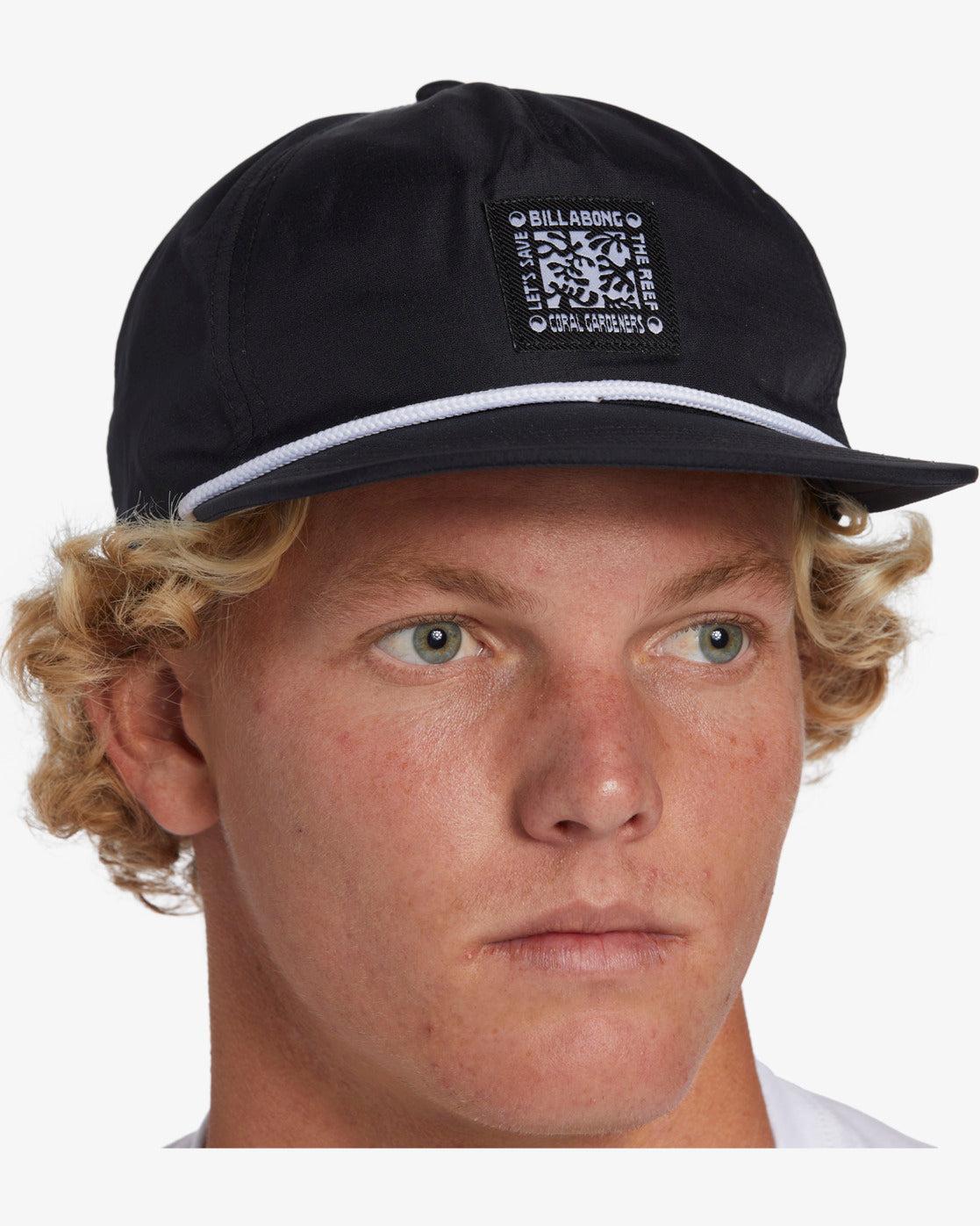 Coral Gardeners Horizon Reef Baseball Hat - Black Male Product Image