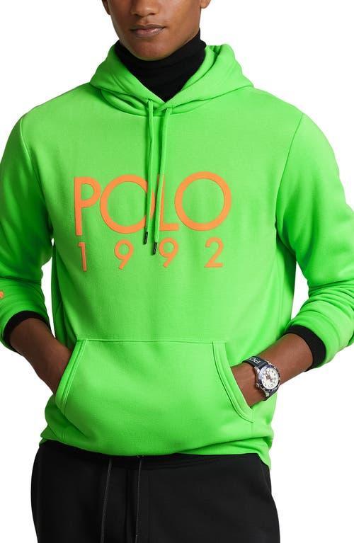 Polo Ralph Lauren Polo 1992 Fleece Hoodie (Blaze Field Lime) Men's Sweatshirt Product Image