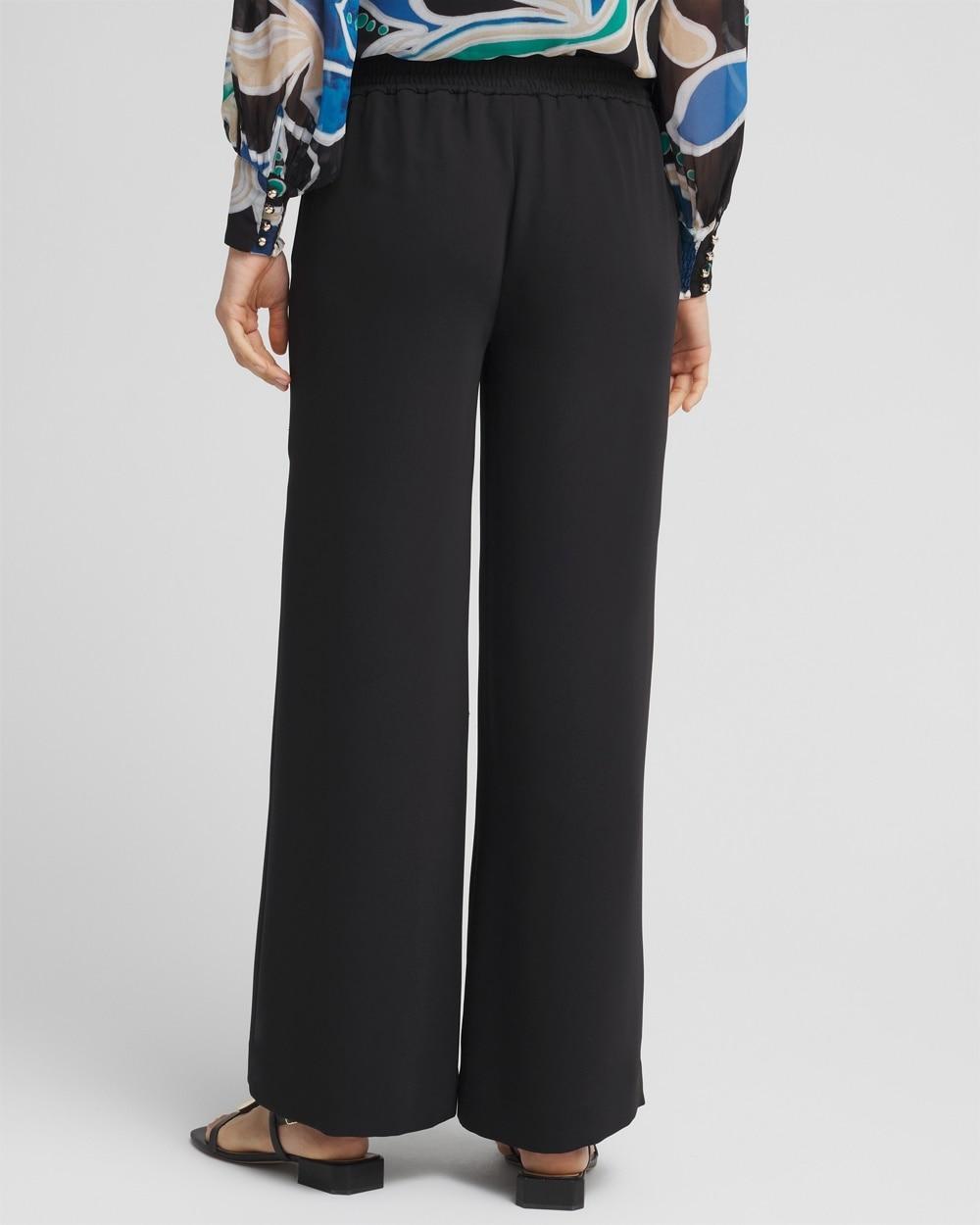 Pull-on Wide Leg Pants Product Image