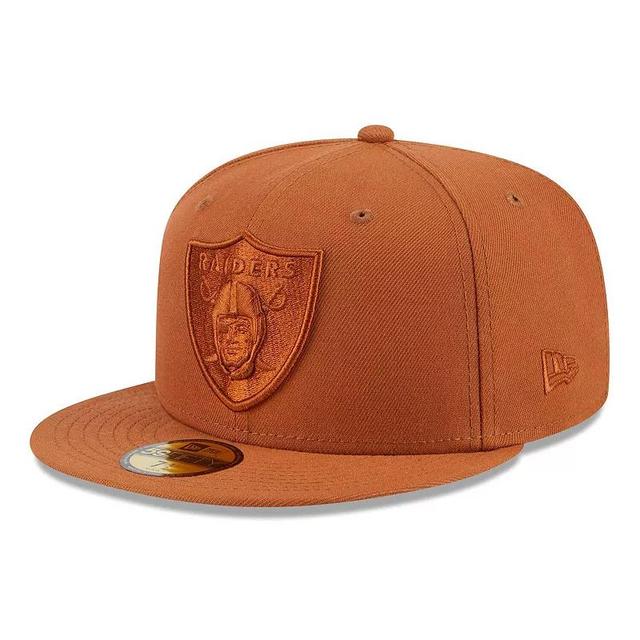 Mens New Era Brown Las Vegas Raiders Color Pack 59FIFTY Fitted Hat Product Image