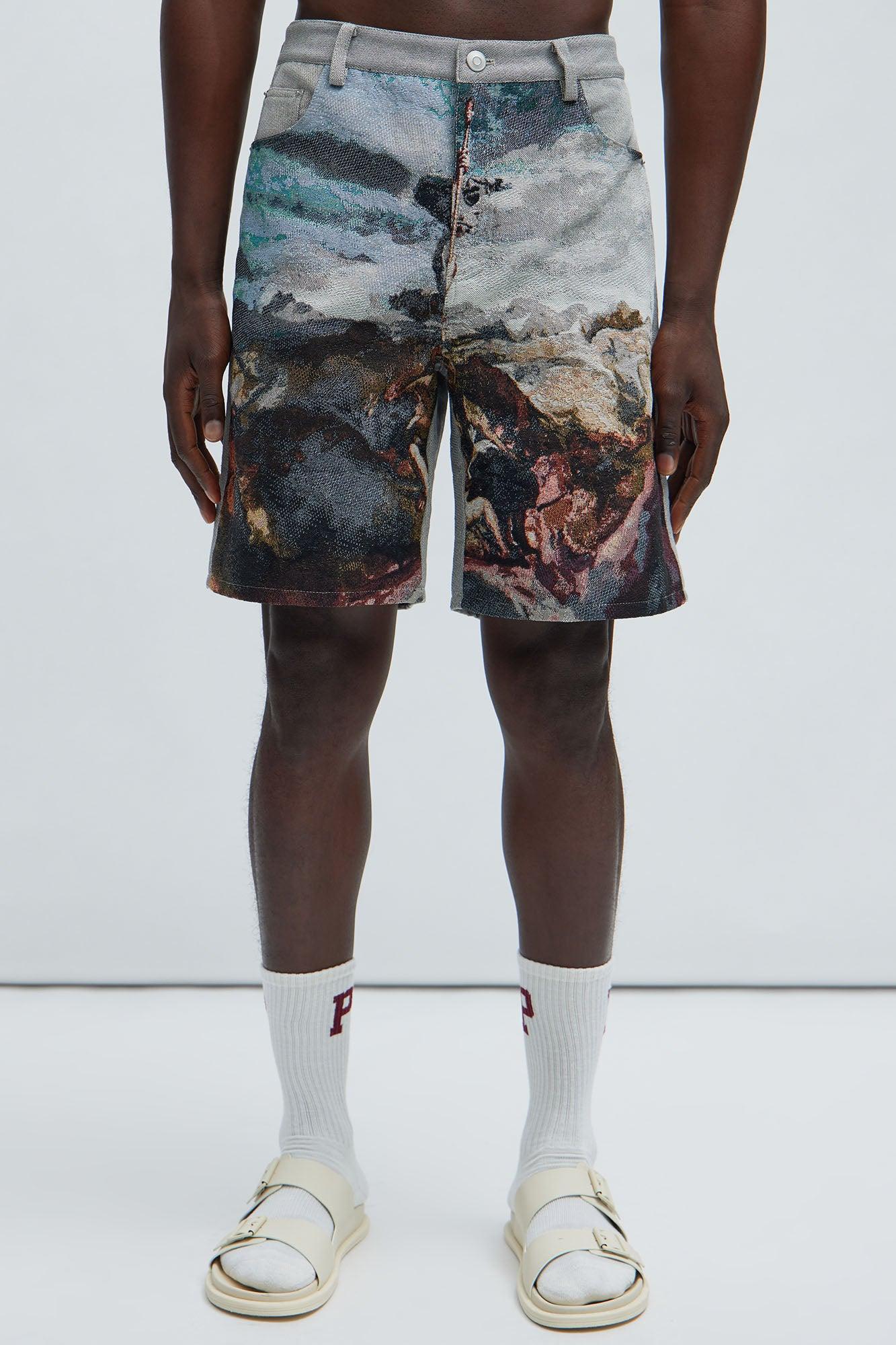 Karl Tapestry Shorts - Multi Color Product Image