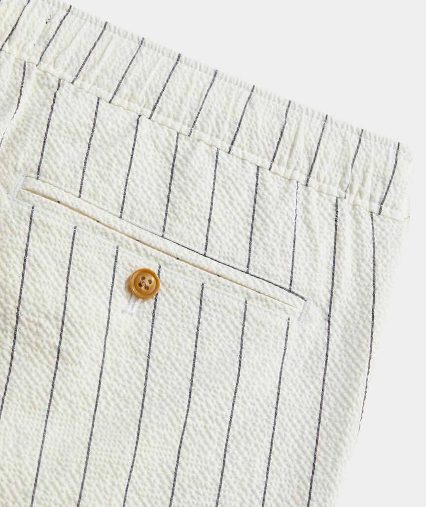 Kentucky Derby Seersucker Pleated Pull-On Pants Product Image