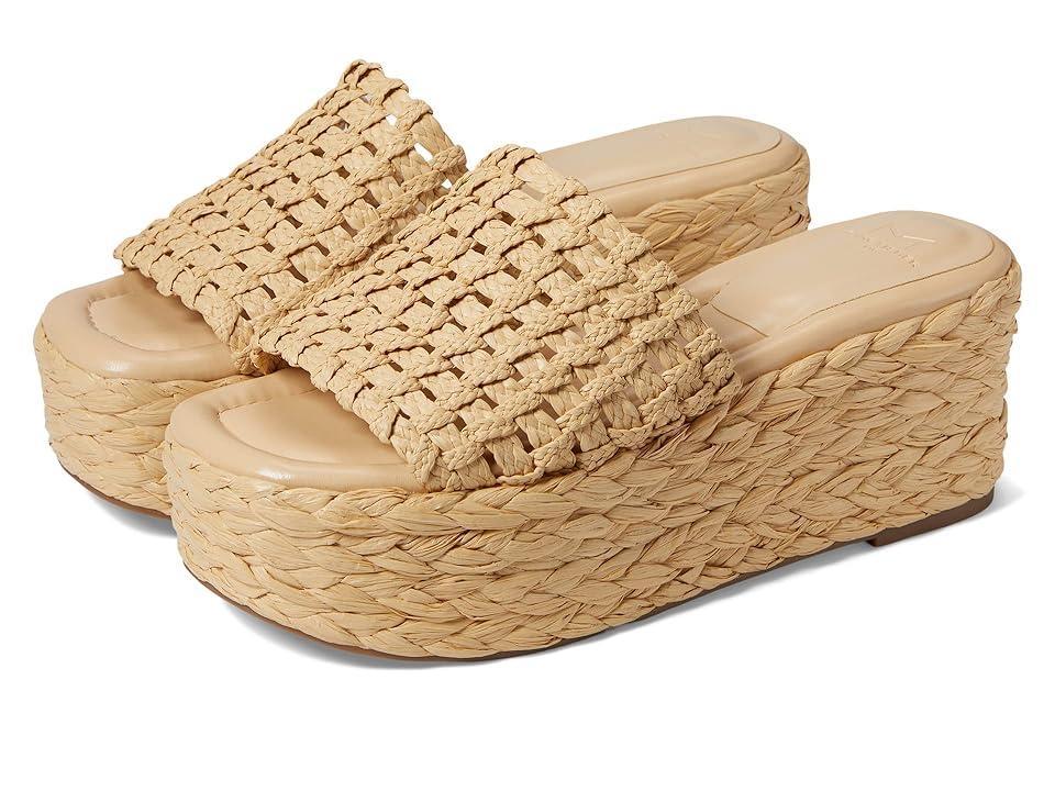 Marc Fisher LTD Priya Woven Jute Platform Slide Sandal Product Image