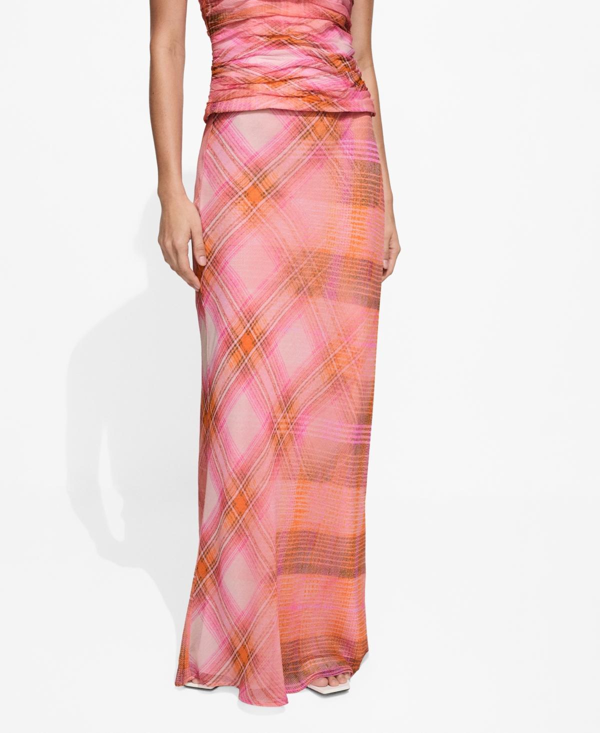 Mango Womens Printed Long Skirt Product Image