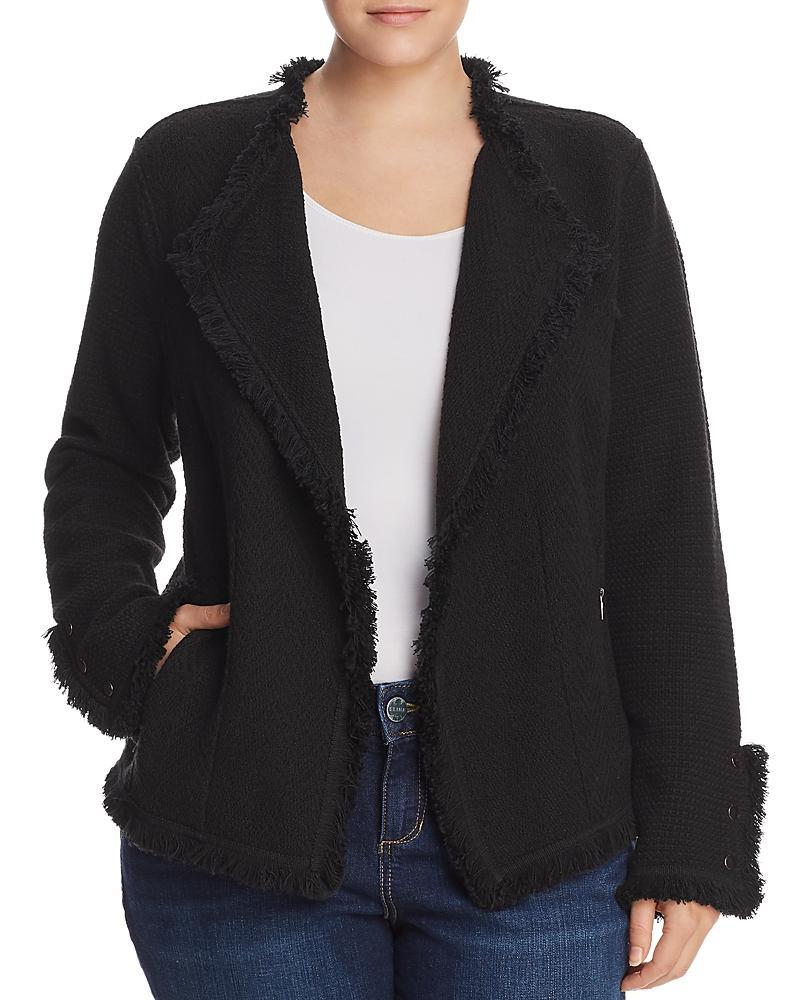 NIC+ZOE Fringe Mix Jacket (Mist) Women's Coat Product Image