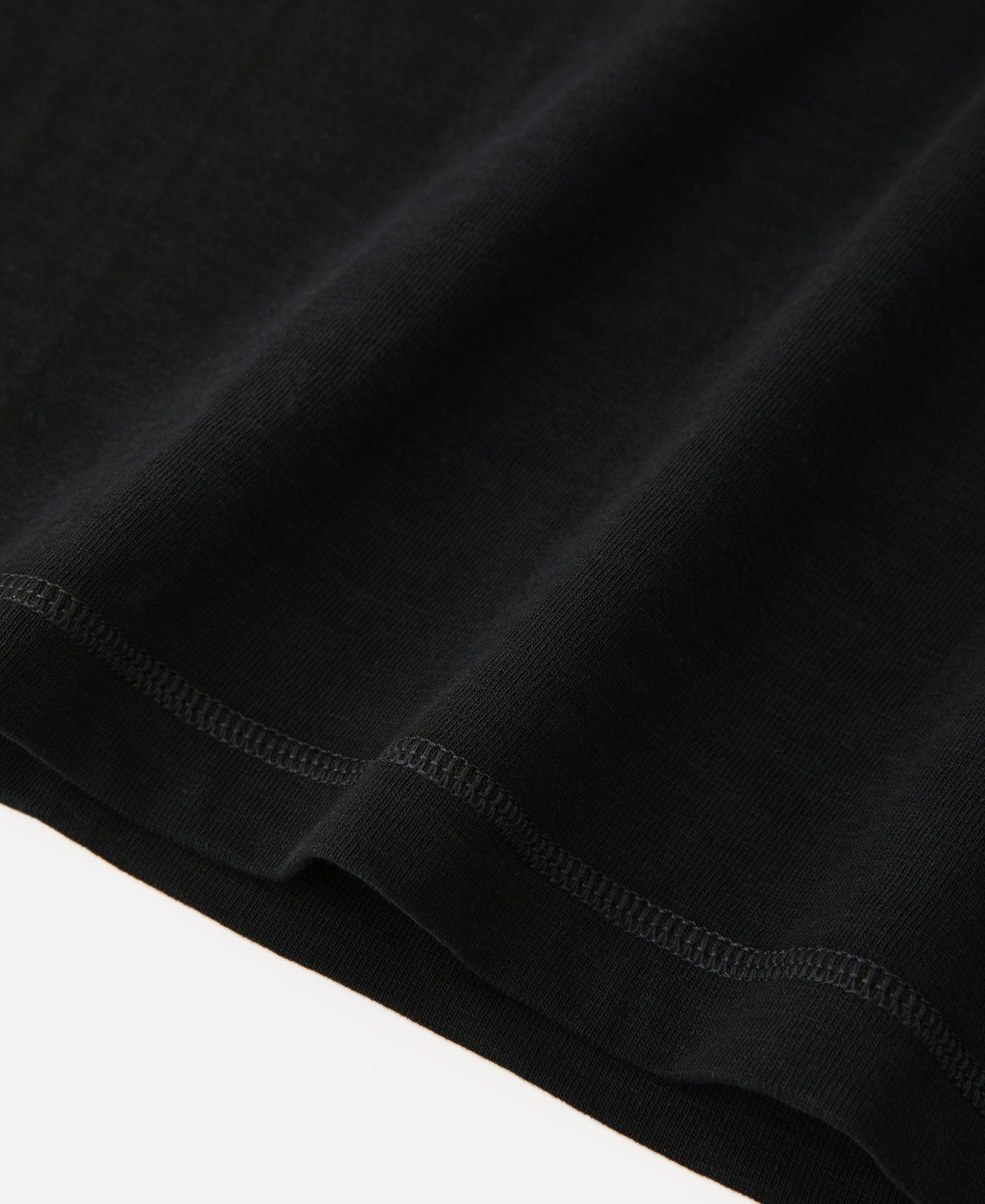 10.5 oz US Cotton Tubular Gusset T-Shirt - Black Product Image