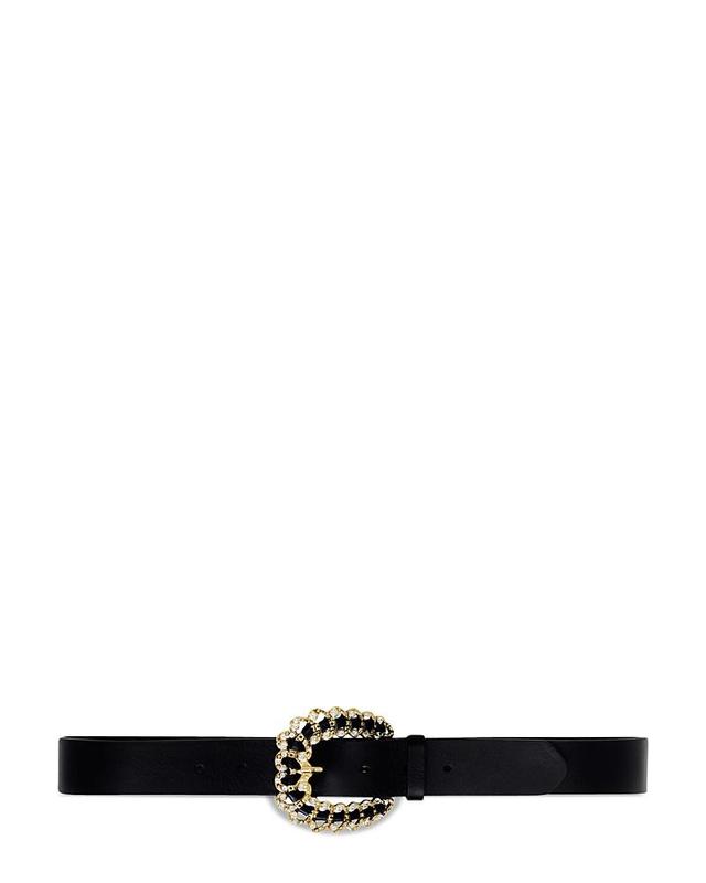 Maje Womens Alma Jewel Buckle Belt Product Image