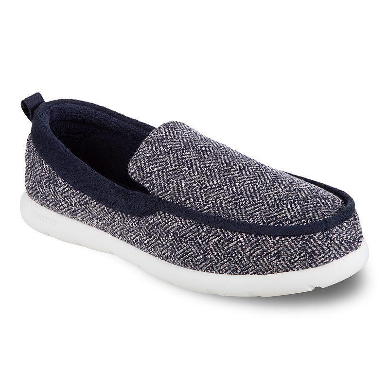 isotoner Zenz Mens Hatch Knit Moccasin Product Image