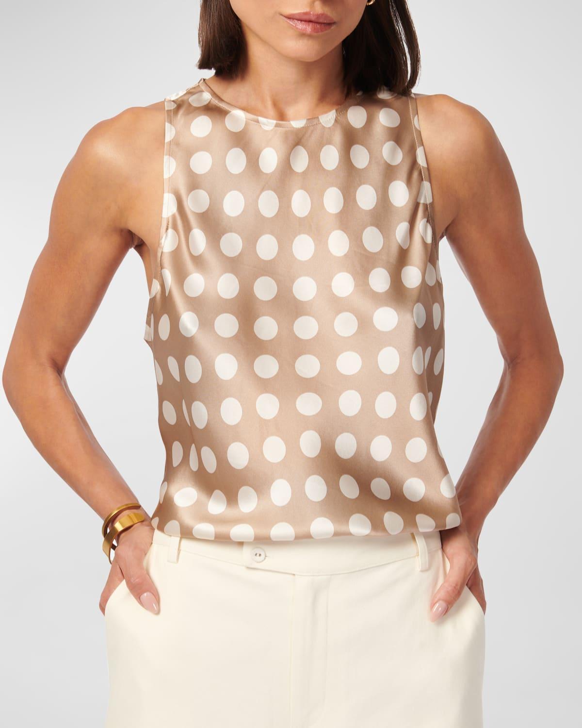 CAMI NYC Floriana Racerback Silk Tank Product Image