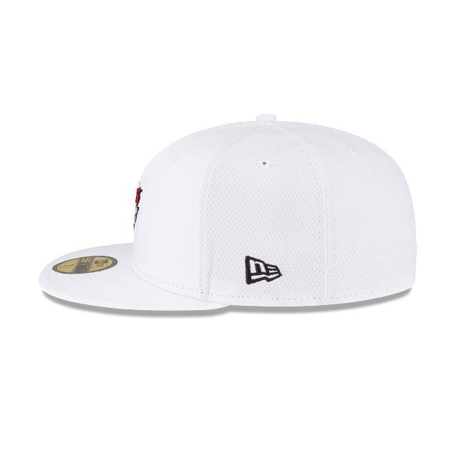 New Era Golf White 59FIFTY Fitted Hat Male Product Image