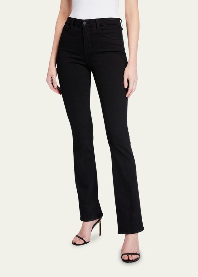 Oriana High-Rise Straight Jeans Product Image