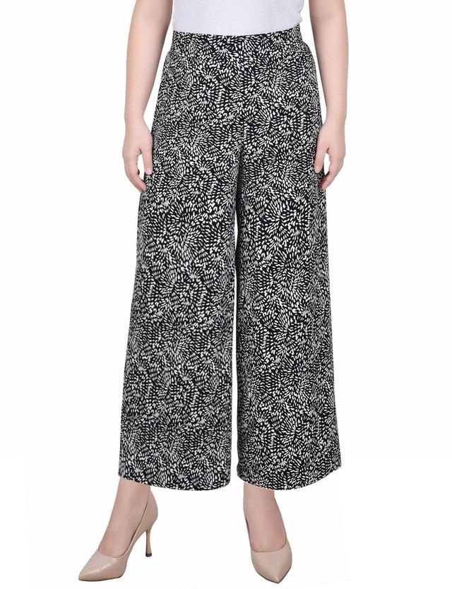 Pull On Palazzo Pants - Petite Product Image