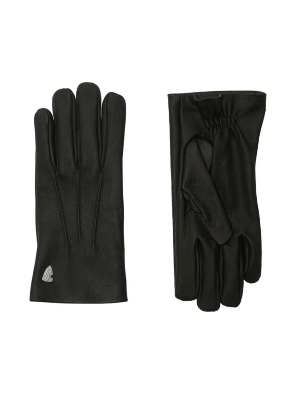 BURBERRY Leather Gloves In Black Product Image