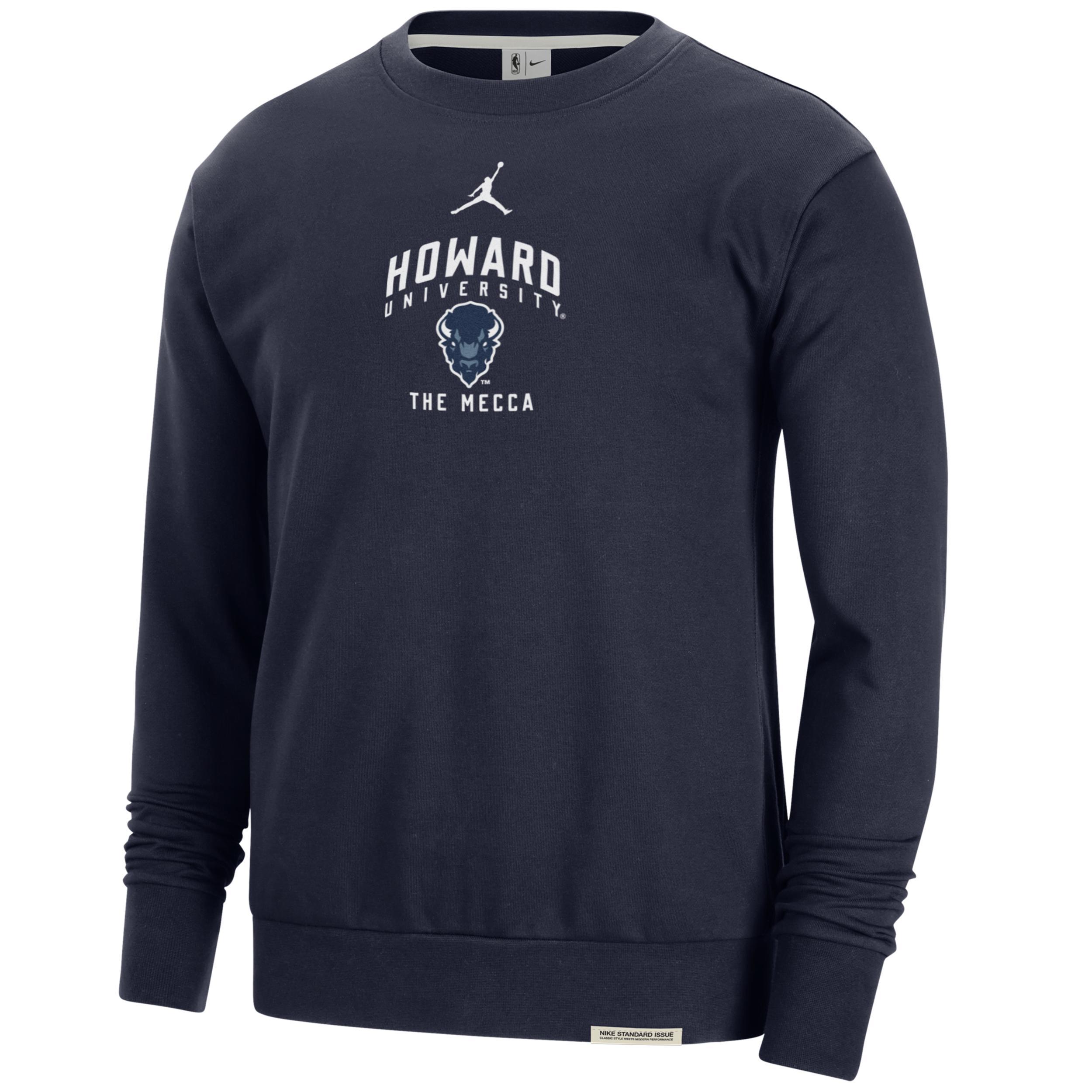 Men's Howard Standard Issue Jordan College Fleece Crew-Neck Sweatshirt Product Image