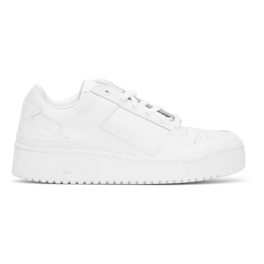 ADIDAS ORIGINALS Forum Bold Leather Sneakers In White Product Image