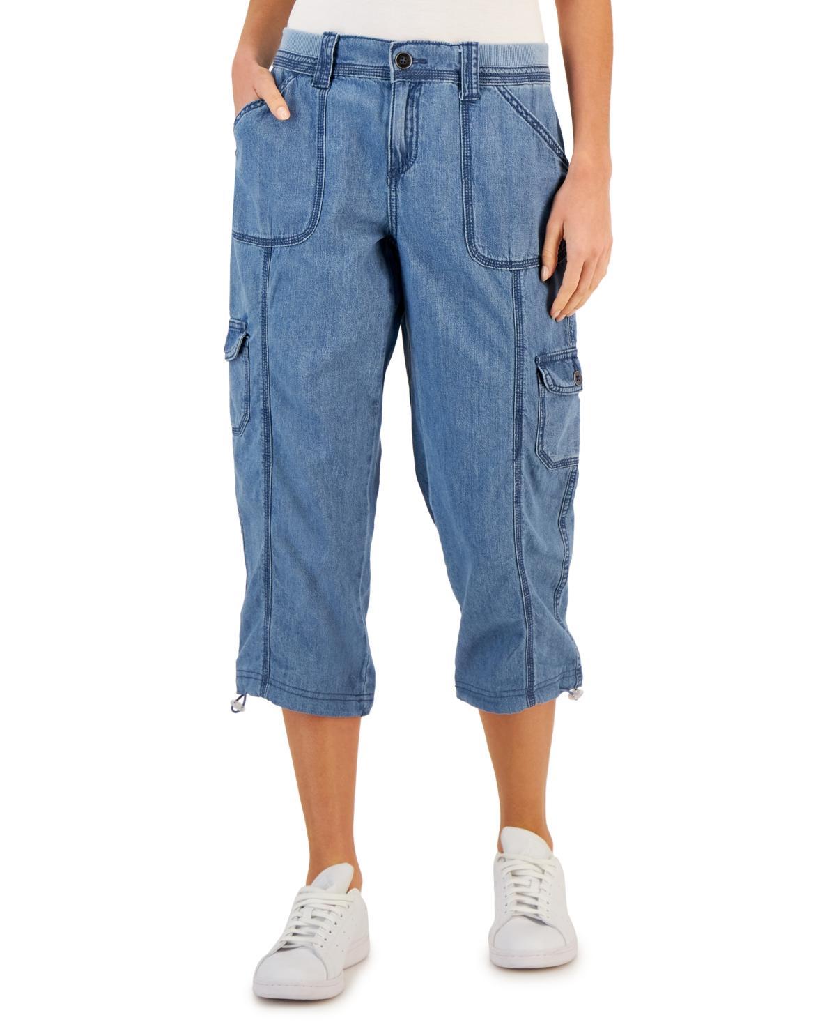 Women's Cargo Capri Pants, 2-24W, Created for Macy's Product Image