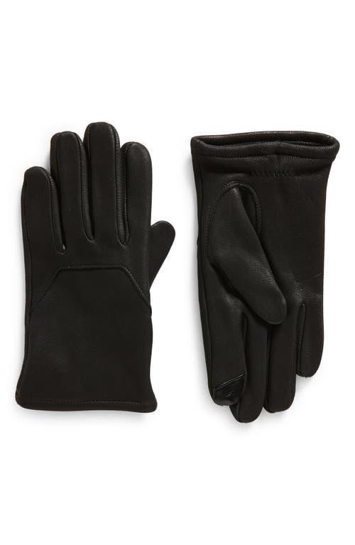 Nordstrom Mens Faux Fur Lined Leather Gloves Product Image