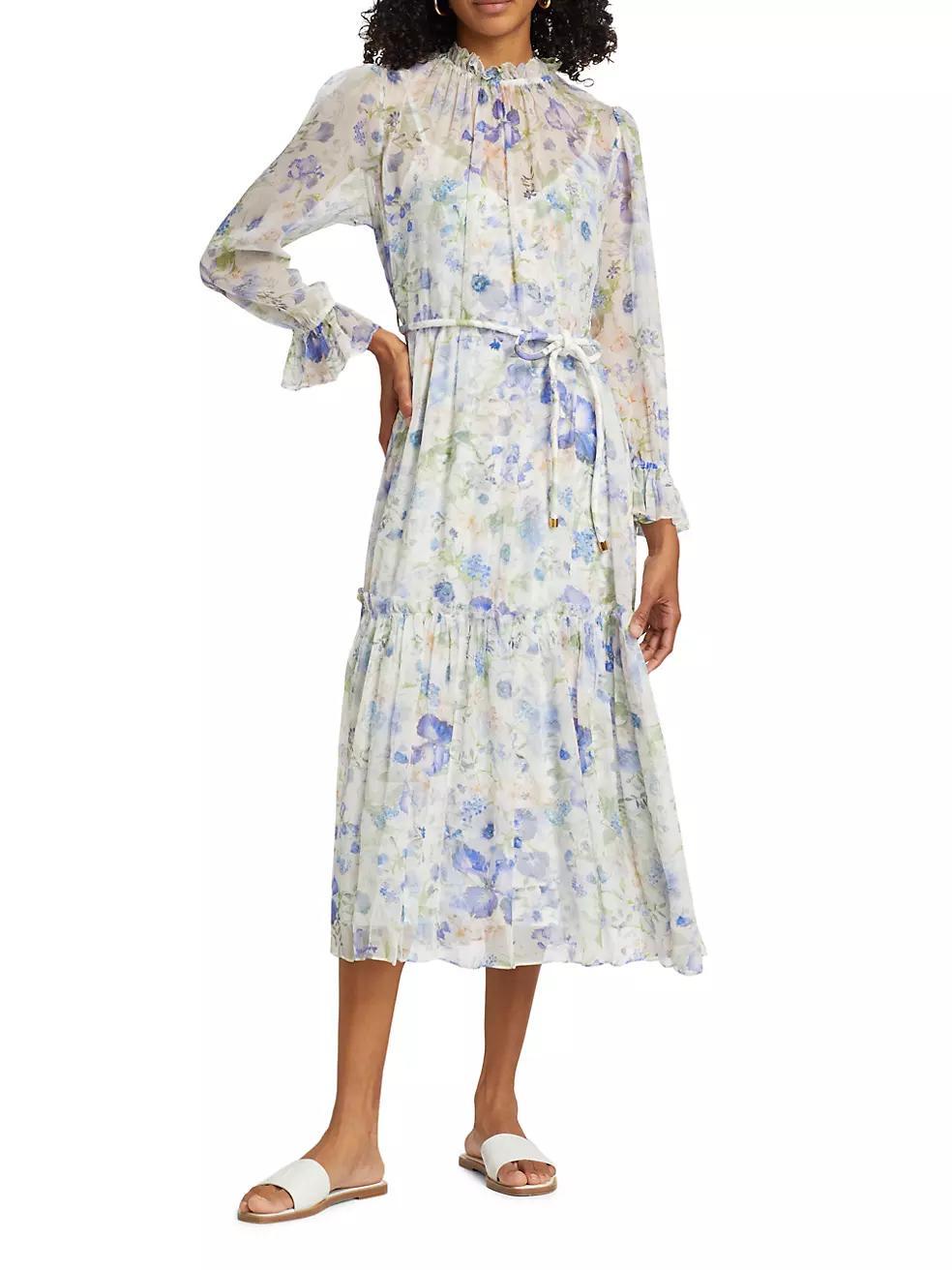 Natura Floral Midi-Dress Product Image