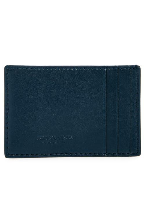 BOTTEGA VENETA Intrecciato Leather Card Case In Black Product Image