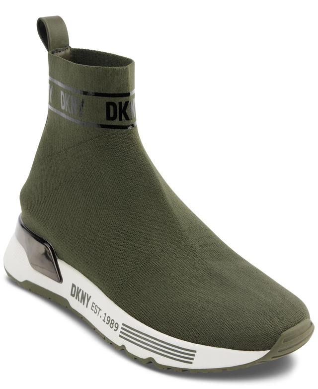 Dkny Womens Neddie Pull-On Sock Sneakers - Black/ Product Image