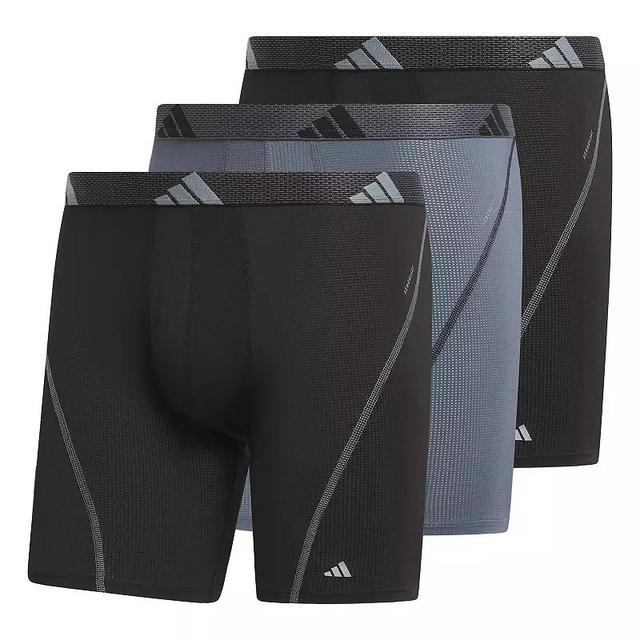 Big & Tall adidas 3-pack Sport Performance Mesh Boxer Briefs, Mens Product Image