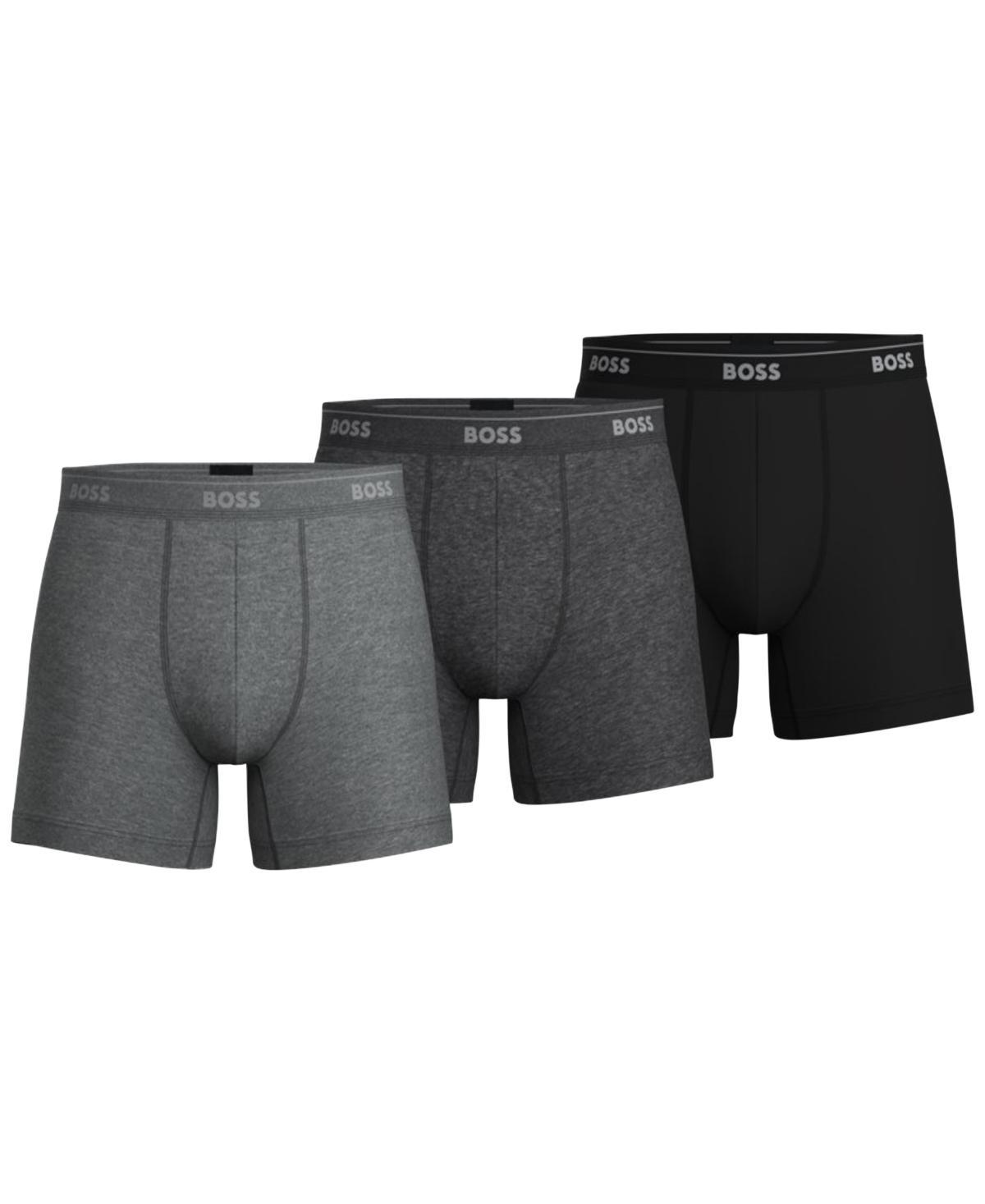 Boss Classic Cotton Boxer Briefs, Pack of 3 Product Image