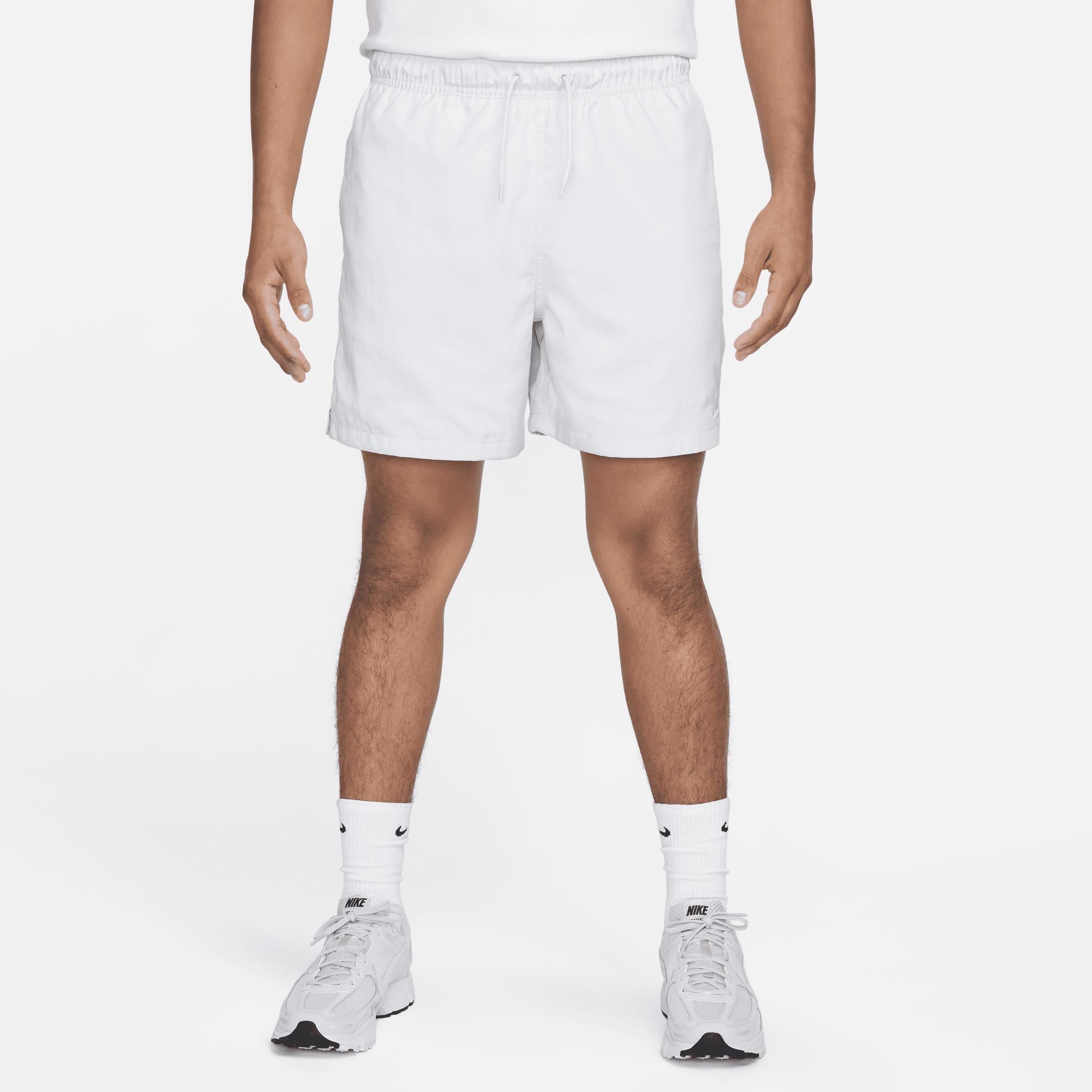 Mens Nike Club Woven Flow Shorts Pure White Product Image