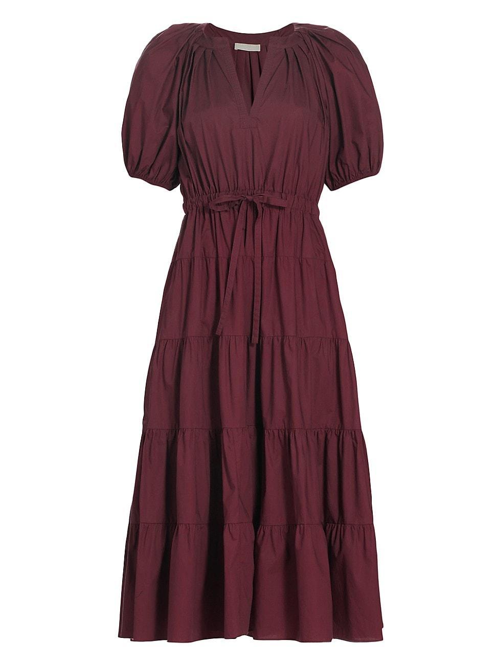 Womens Olina Cotton Midi-Dress Product Image