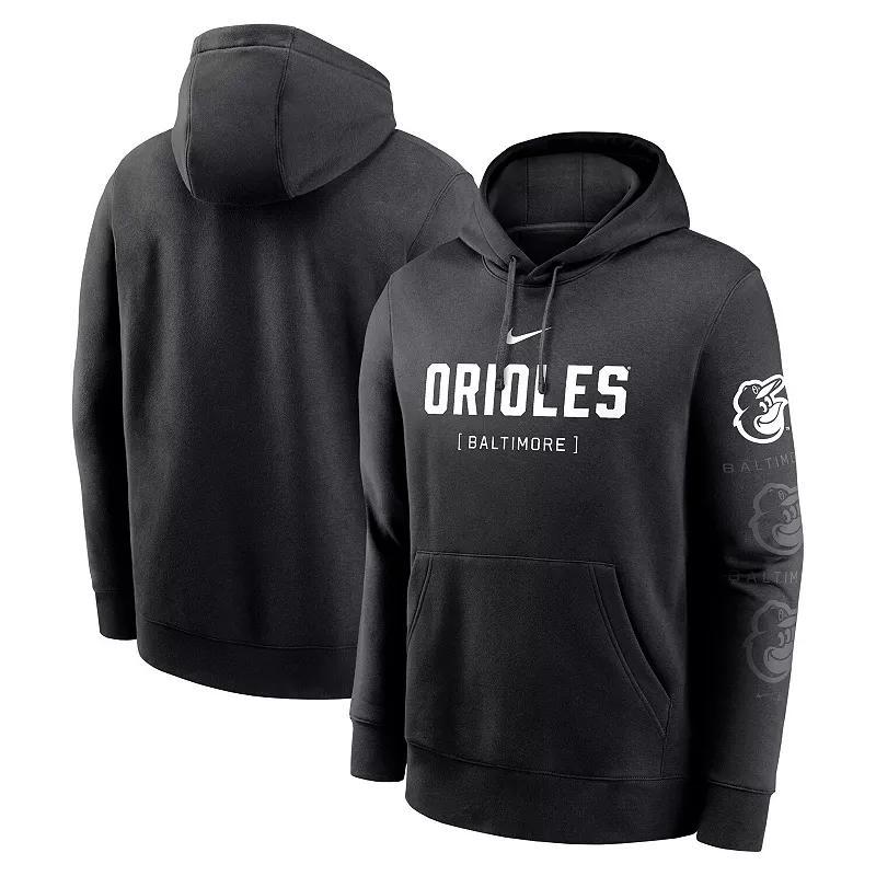 Mens Nike Baltimore Orioles Fashion Club Pullover Hoodie Product Image