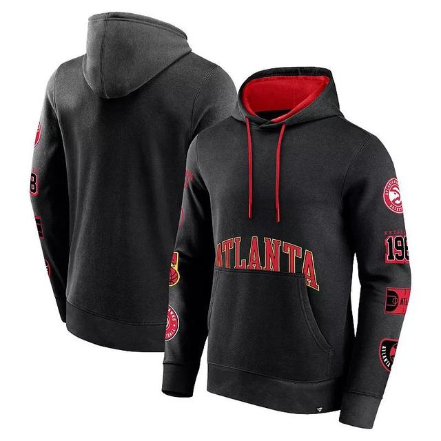 Mens Fanatics Atlanta Hawks Home Court Pullover Hoodie Product Image