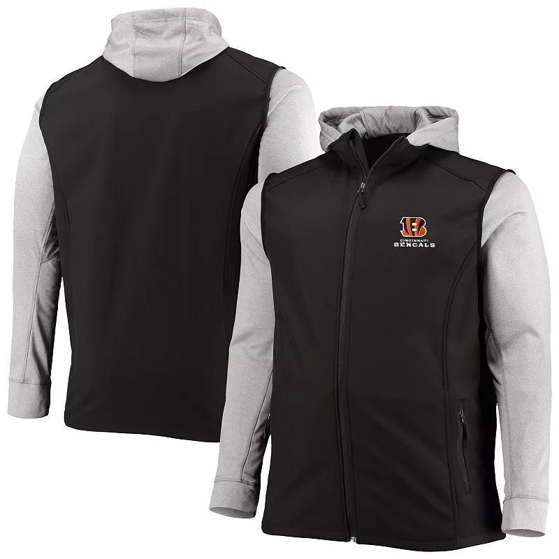 Mens Dunbrooke /Gray Cleveland Browns Big & Tall Alpha Full-Zip Hoodie Jacket Product Image