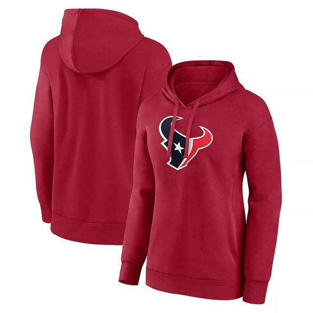 Womens Fanatics Houston Texans Primary Logo Pullover Hoodie Product Image