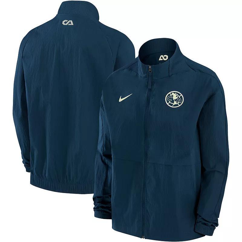 Womens Nike Navy Club America Anthem Full-Zip Jacket Caf Blue Product Image