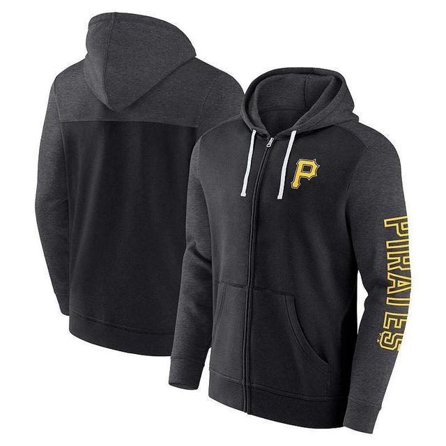 Mens Fanatics Branded Pittsburgh Pirates Offensive Line Up Full-Zip Hoodie Product Image